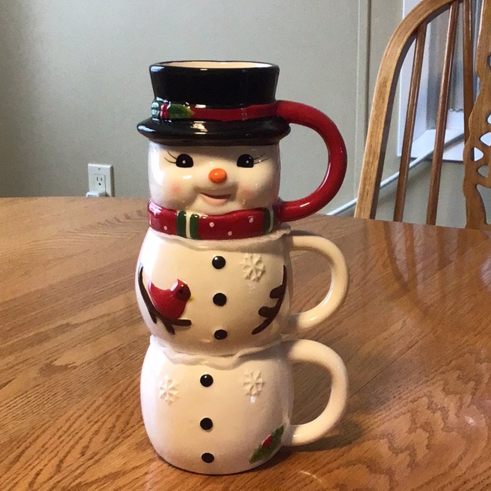 Mr. Christmas Snowman Mug Set